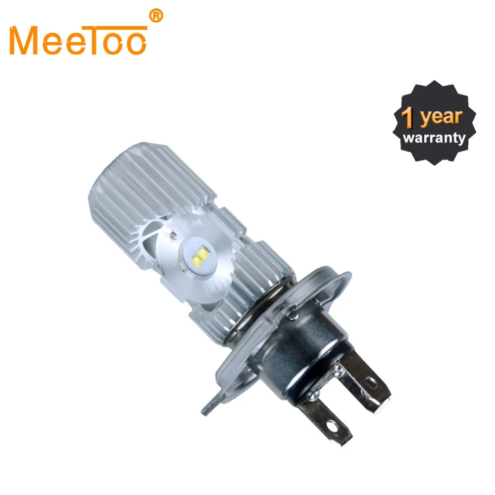 

H4 Motorcycle Headlight Bulbs 1400Lm Bi-Beam LED HS1 6000K 20W Hi/Lo Lamp Scooter Headlamp Motorbike Headlamp Electric Car Light