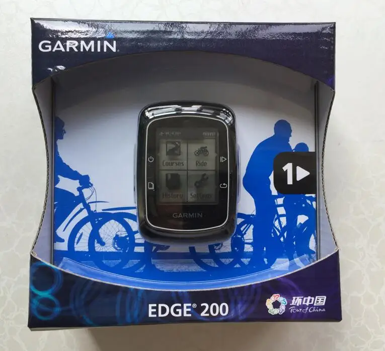 GARMIN Edge 200 gps с поддержкой велосипедного компьютера IPX7 водонепроницаемый черный