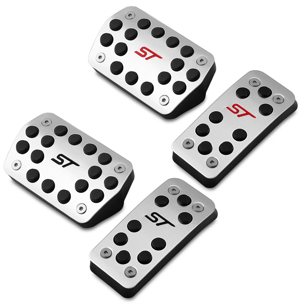 

Stainless Steel Car Interior Rest Pedals Fuel Gas Brake Pedal Cover for Ford C-Max CMax 2015 2016 Accessories