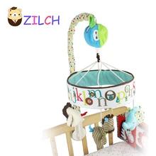 SKK Baby friendly forest animals turn the music box crib bell baby toys