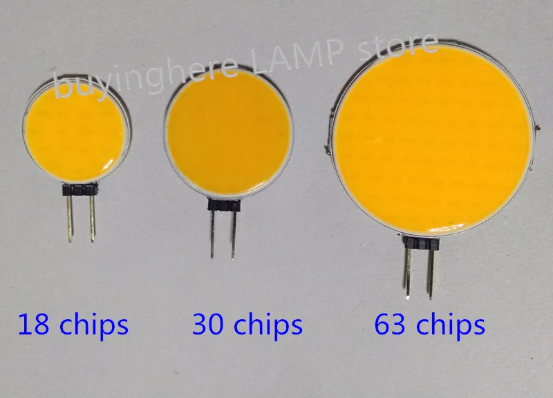 

DC12V COB Led G4 12V round Pin Round shape Flat G4 LED COB 12V Decorative lights Indoor light LED COB G4 DC12V Disc shape