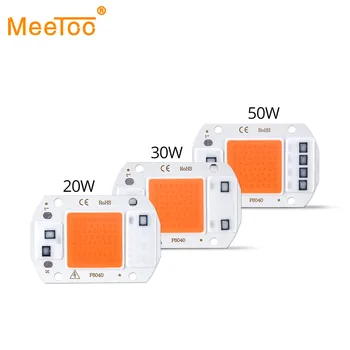 

DIY COB LED Grow Light Chip Lamp 220V 110V Real Full Spectrum 380~780nm 20W 30W 50W As Sunlight Fitolampy Indoor Plants Flowers