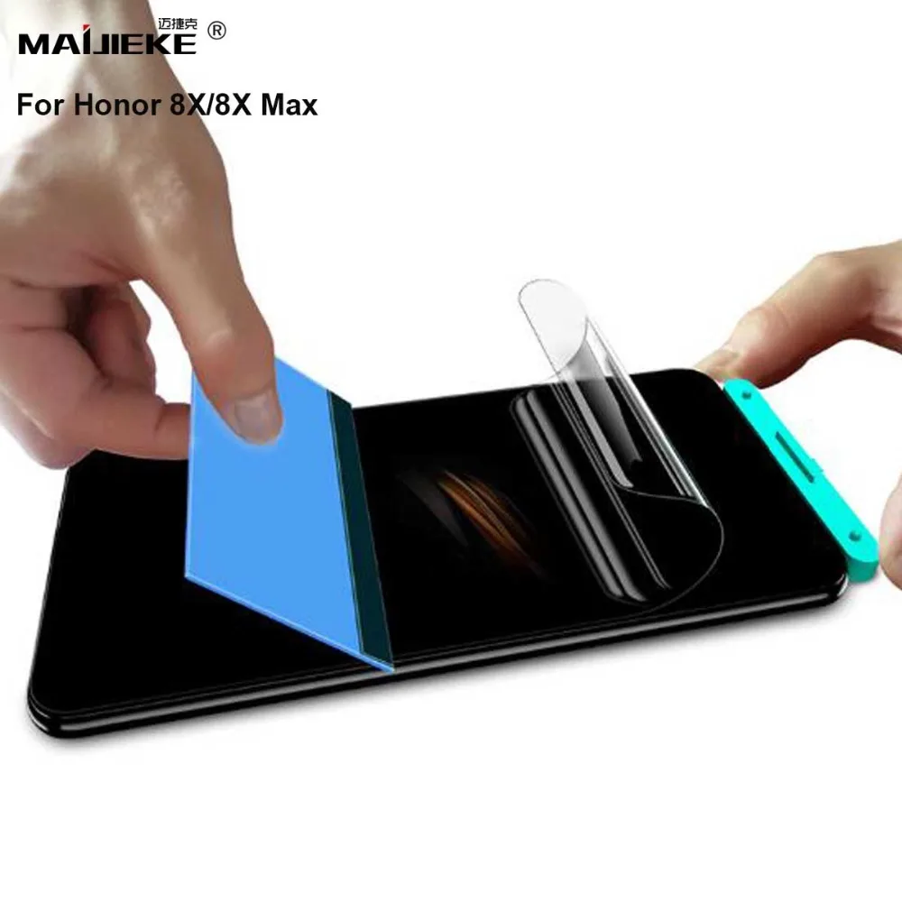 MAIJIEKE Honor 8X нано образная передняя + задняя пленка для Huawei Max Гидрогелевая