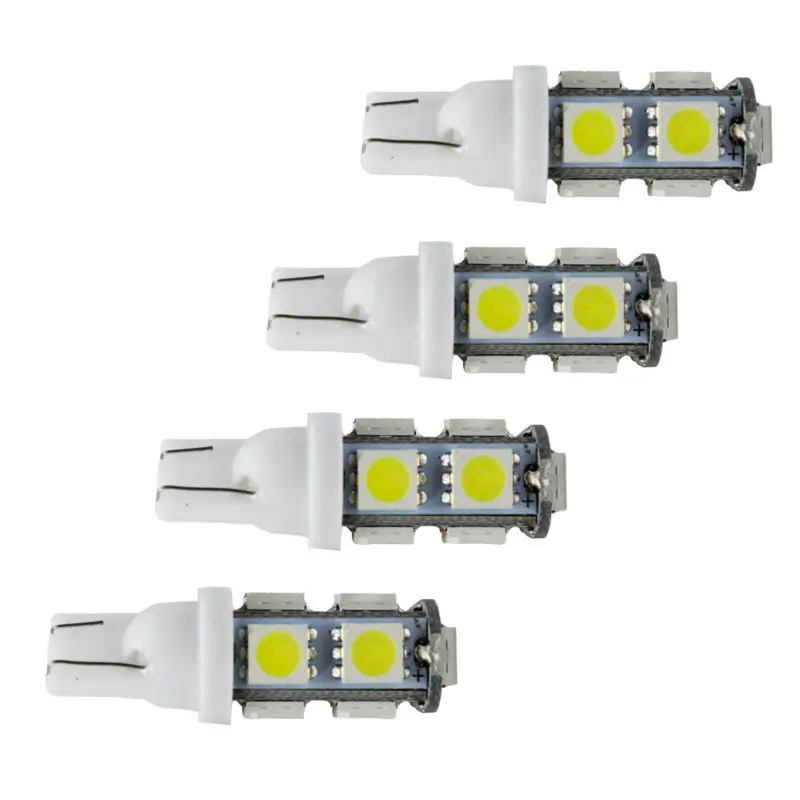 Оптовая продажа 500 шт. T10 194 168 W5W 9SMD 5050 светодиодный белый свет габарисветильник