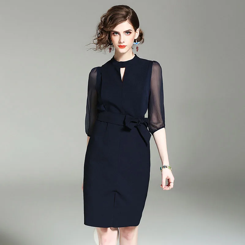 Europe Fashion Woman Dress 2017 Brand Runway Designer Summer Dresses