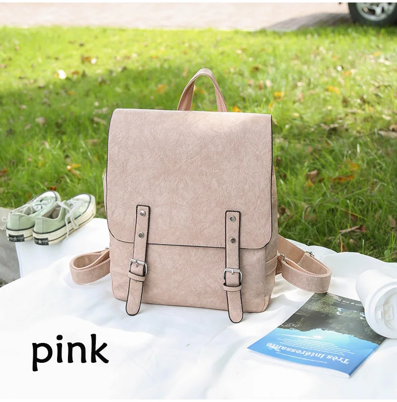 Toposhine Летний Школьный рюкзак в консервативном стиле для молодых девушек, Модный корейский качественный женский дорожный рюкзак из искусственной кожи, женские сумки
