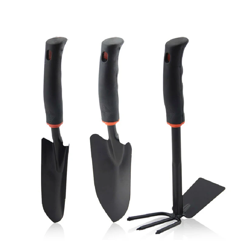 Top Quality Ergonomic 3pcs Small Mini Combination Garden Tool Set Shovel Towel Culti Hoe Spade