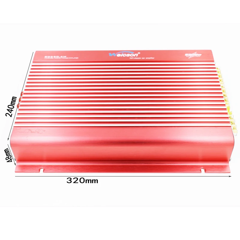 12V car power amplifier subwoofer high-power full-frequency 4-way 4-channel 1