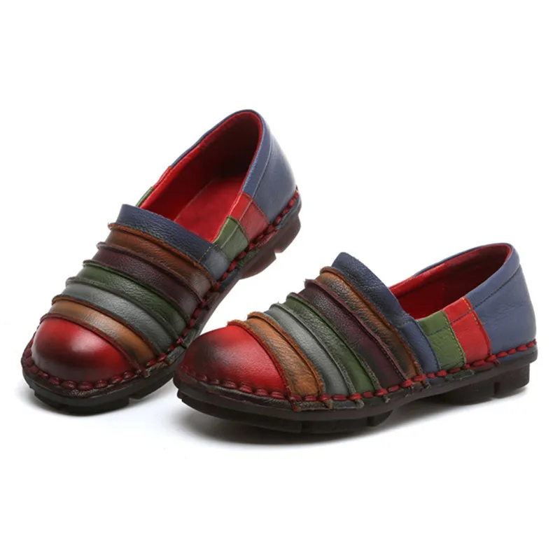 Handmade-100-Genuine-Leather-Women-Flats-Shoes-Fashion-Patchwork-Loafers-Oxfords-Shoes-For-Women-Vintage-Casual (4)