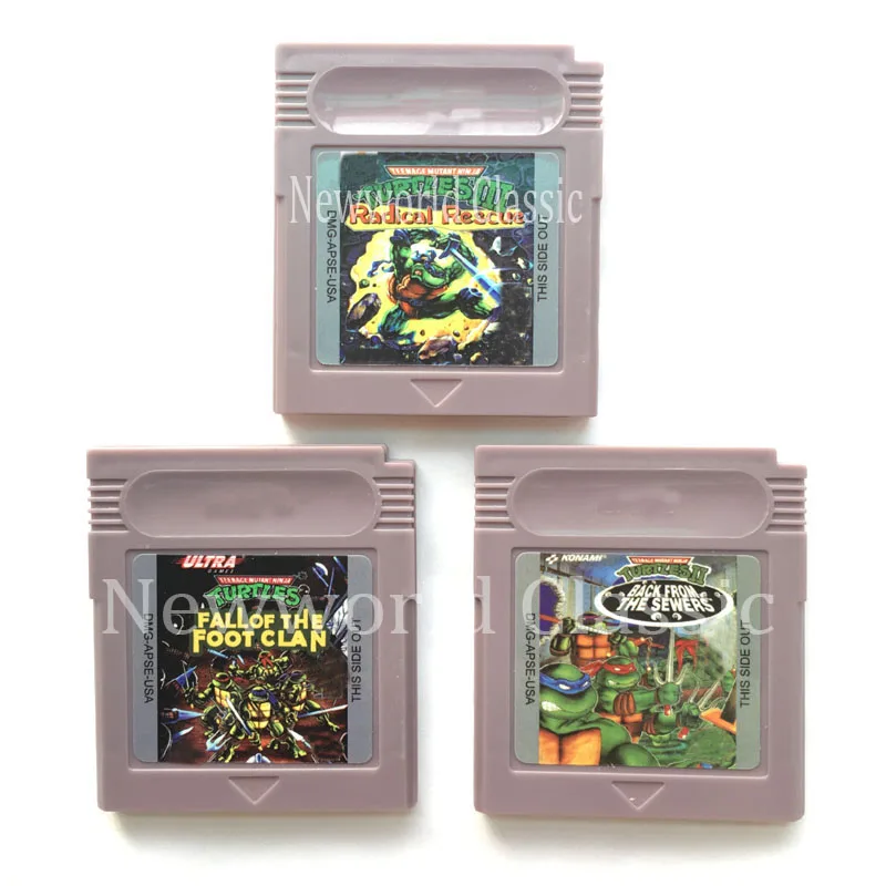 

Teenage Mutant Ninja Turtles Series Video Game for 16 Bit Game Console Cartridge Card for General English Language US/EU Version