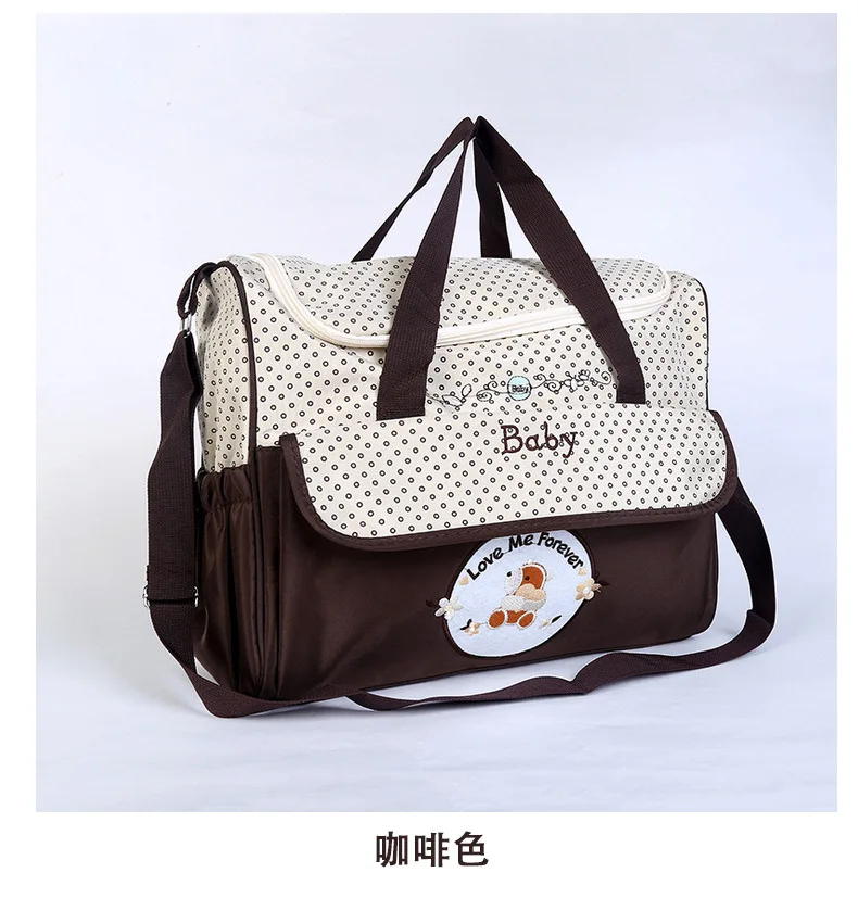 

Modish Baby Diaper Bag Single Shoulder Oblique Mummy Bag Pregnant Women Prenatal and Postnatal Large Capacity Waterproof Carebag