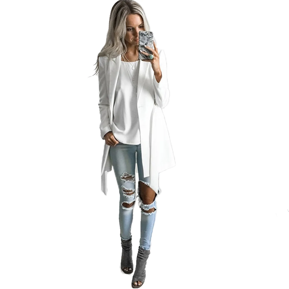 Richlulu Womens Cross Lace Up Cuff Velvet Bomber Biker Jacket Blazer
