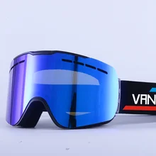 VANREE брендовые лыжные очки с двойными линзами, анти-туман, лыжные очки, n cylinde, зимние очки для взрослых, очки для катания на лыжах и сноуборде HXYJ026