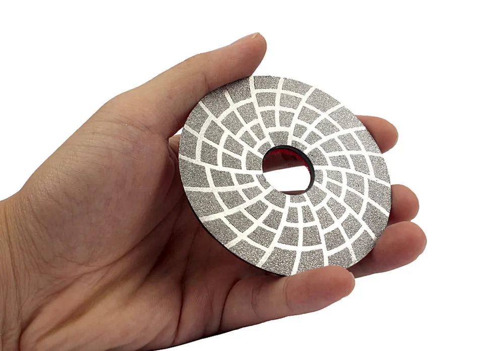 Z-лев 3 "2 предмета Алмазный диск вакуумной пайки Полировальные подложки Гранит Мрамор бетона быстрой полировки шлифовальные