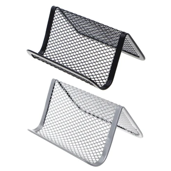 

Metal Mesh Business Card Holder For Desk Office Business Card Holder Collection