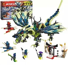 Bela Ninjagoes Attack of the Morro Dragon Building Block Set Kai Jay Wrayth Cowler Yokai Minifigures legoe 70736 Compatible