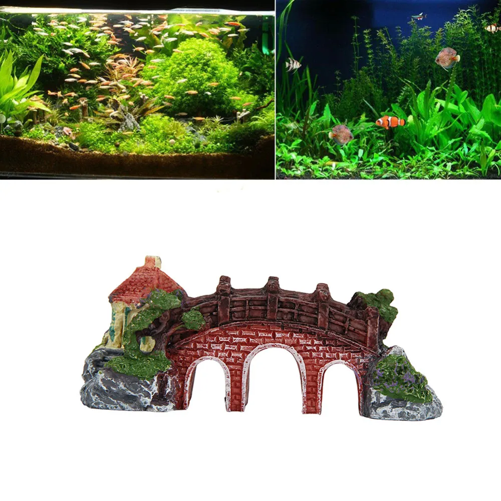 

Cartoon resin castle aquariums castle decoration aquarium fish tank tower accessories for aquarium