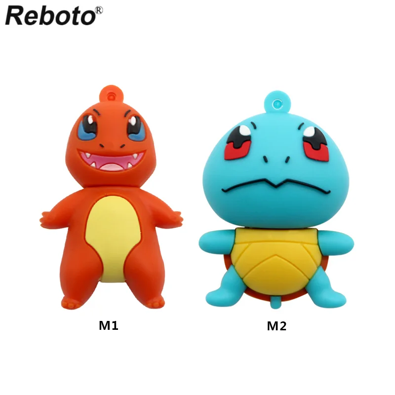

Retobo Usb 2.0 Hot Pokemon Fire-breathing Dragon Pen Drive 64GB 4GB 8GB 16GB 32GB Cartoon Jenny Turtle Pendrives Personalizado