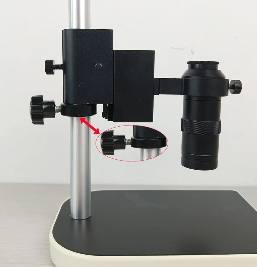 Efix 32 мм/25 мм промышленный стерео микроскоп предел фиксации положение кольцо держатель металлическая колонна столб бар адаптер с винтом