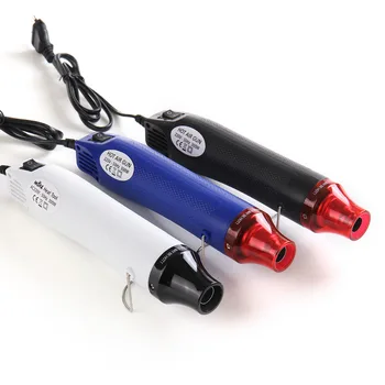 

220V DIY Using Heat Gun Electric Power Tool Hot Air 300W Temperature Gun with Supporting Seat Shrink Plastic Car Wrapping Tools