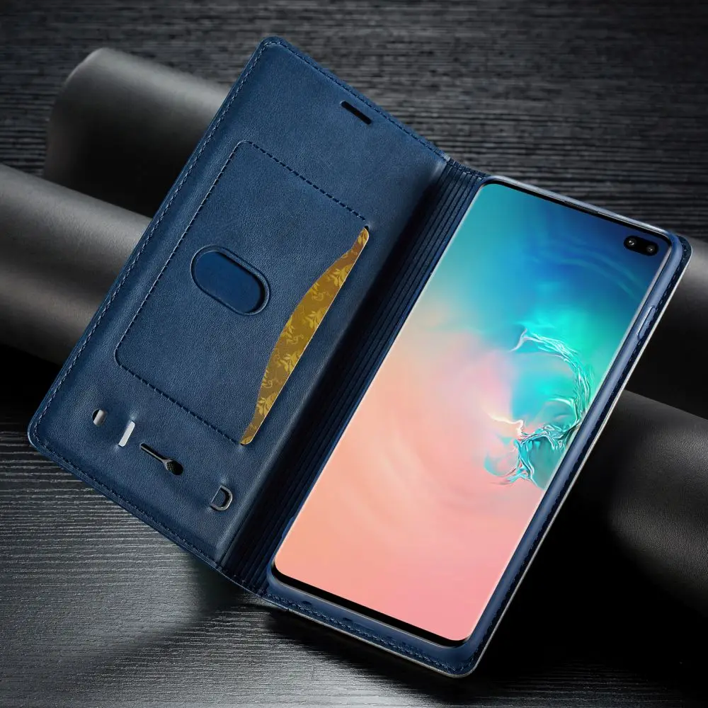 L-FADNUT, роскошный винтажный флип-чехол-кошелек для samsung Galaxy S10, S8, S9 Plus, Note 9, элегантный противоударный кожаный чехол