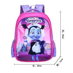 Милый мультфильм Vampirina batch royale школьный рюкзак с персонажем для детей печать Школьные сумки Дети Mochila Infantil