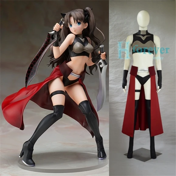 [Индивидуальные] 2018 аниме Fate/stay night Tohsaka Rin Archer Ver Косплей Костюм Полный комплект