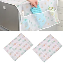 Из 2 предметов бытовой Пылезащитный чехол пыле Водонепроницаемый холодильник стиральные машины покрывало для посудного столика Кухня принадлежности случайный Стиль