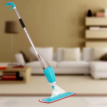 

FANNHUI Household Water Spray Flat Mop 360 Spin Head Mop and Red Cleaning Cloth Mop Dry Home Cleaning Tools