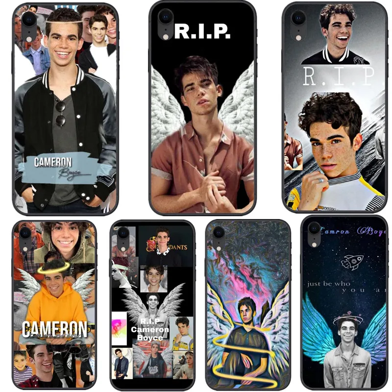 

Descendantss 3 Cameron Boyce Black Soft Silicone TPU Phone Case For iPhone X 10 5S SE 6 6S plus 7 8 Plus Xs Max Xr RIP Cover