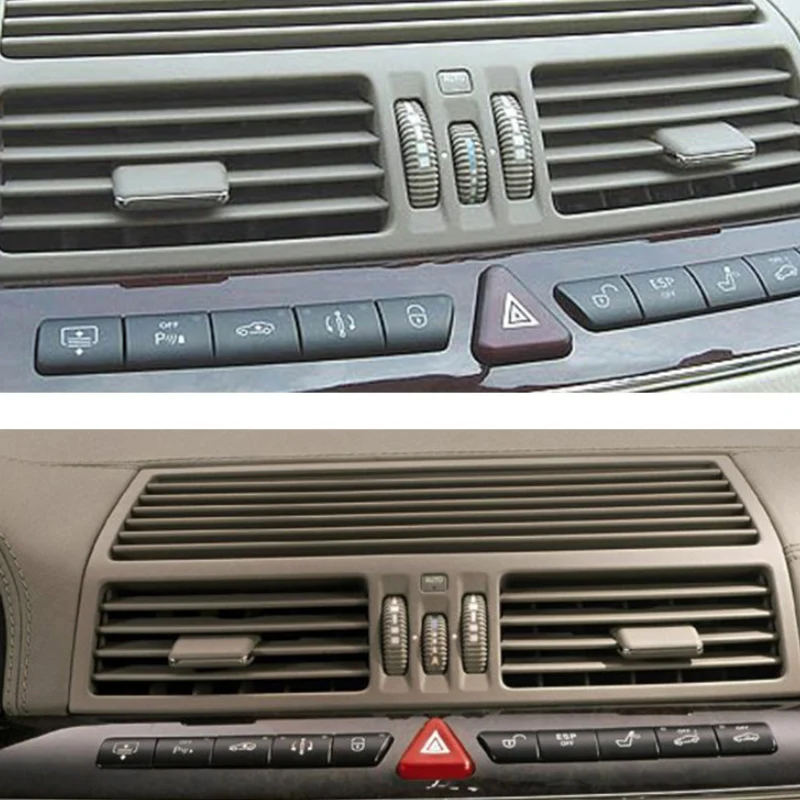 Переключатель вентиляционного отверстия для кондиционера на выходе, зажим для карты, регулятор направления ветра, ручка для benz 98-05 S Class S300 W220