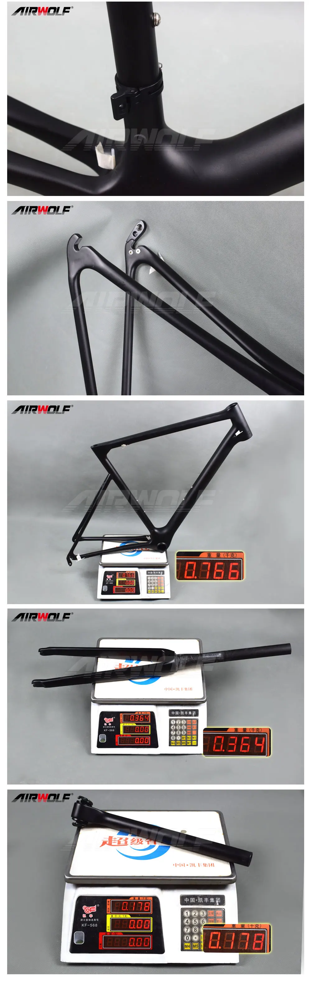 Купить Рама Airwolf Ultra Light Road bike frame T1100 Full Carbon Road