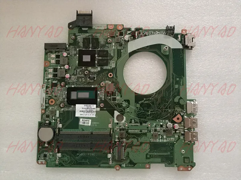 

782933-501 For HP 15-P Laptop Motherboard DAY16EMB8C0 With SR23W I7 cpu 840M 2GB GPU 100% Tested Fast Ship