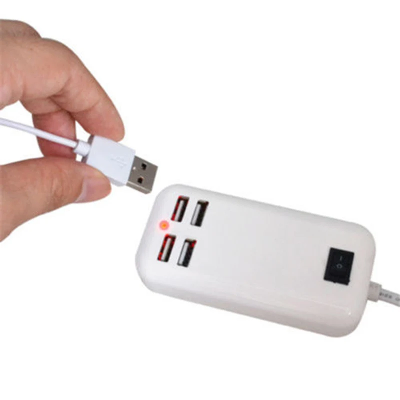 Zerosky EU/US штекер 5V3A 4 порта USB настенное зарядное устройство AC адаптер питания 1 5 м