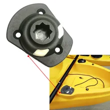 Каноэ лодка Рыбалка Каяк боковой порт крепление ребра порт нейлон заподлицо база Удочка Держатель База Снасти Комплект