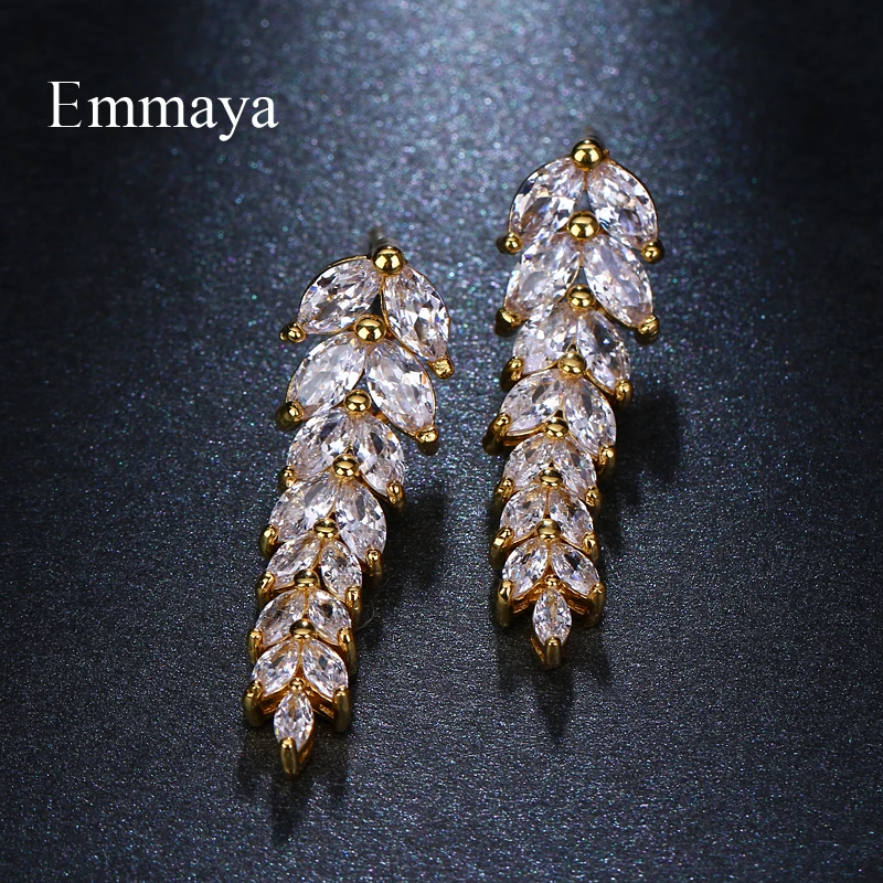 Salix Leaf Pendant Earrings - Image 4