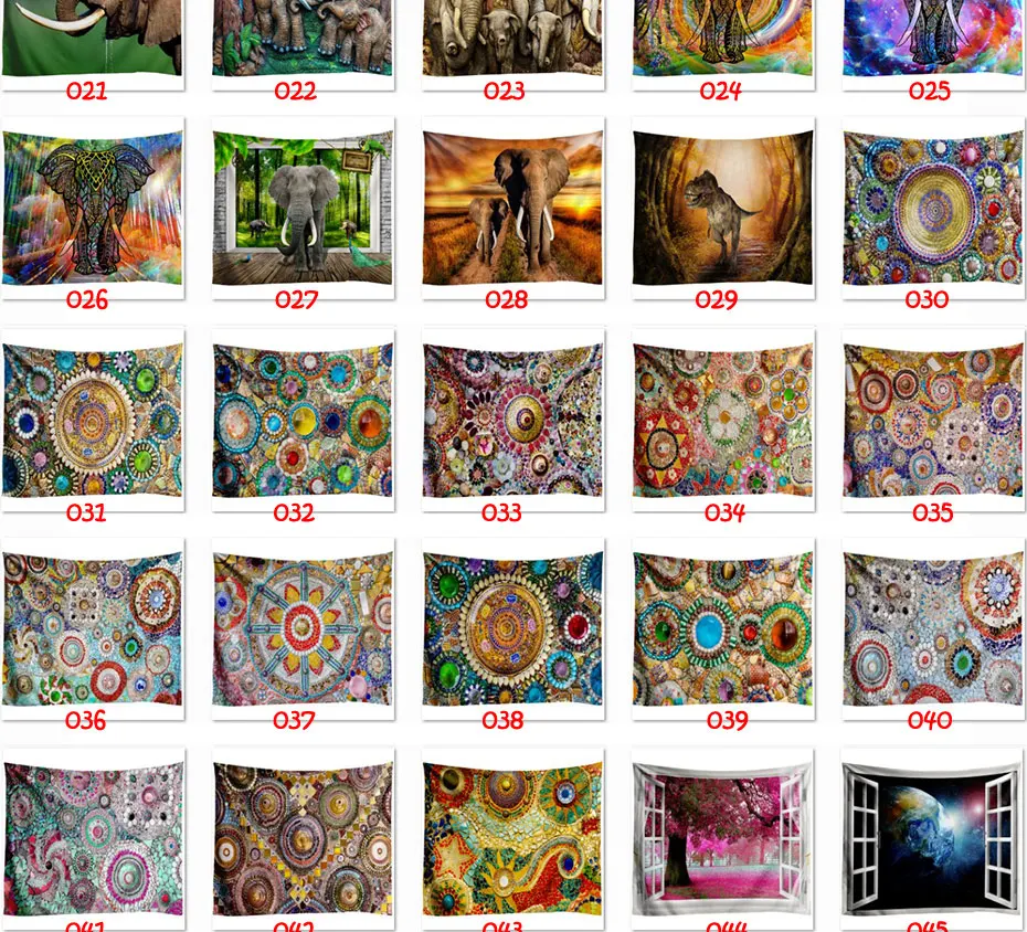 pendurado psicodélico arco-íris cachoeira montanha animal tapeçaria boho decoração da parede pano