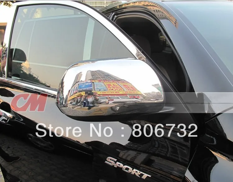 

ABS chrome Car rearview mirror cover trim sticker 2pcs for toyota RAV4 2006 2007 2008 2009 2010 2011 2012