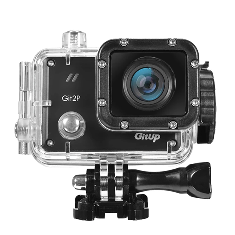 

GitUp Git2P Pro 2K WiFi Action Camera 170 Degree Lens Sport DV Support remote shutter and External Microphone Remote Control