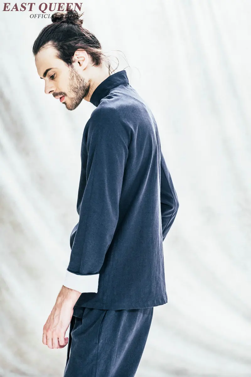 Traditional chinese clothing long sleeve chinese traditional men clothing shanghai tang traditional men KK674W