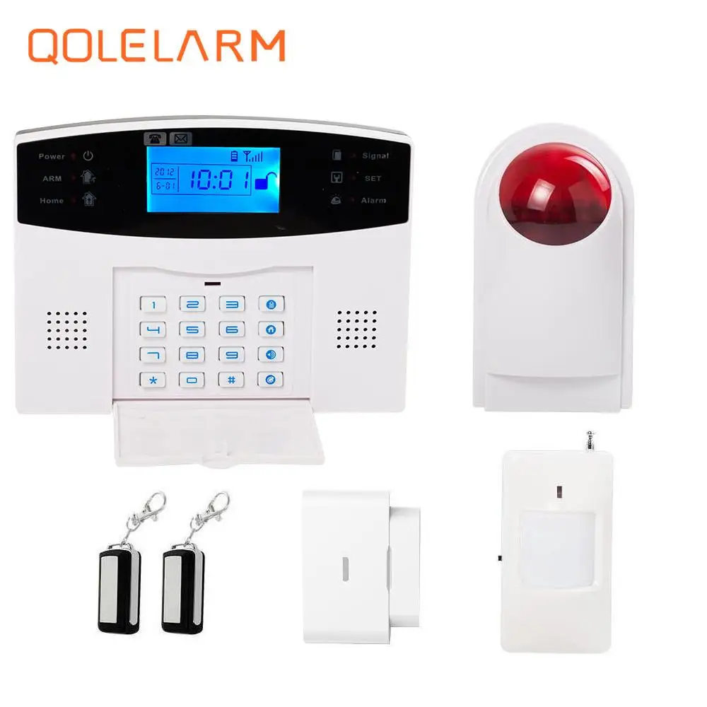 

Spanish French Russian Italian Czech voice Wireless GSM Alarm system Home security alarm systems wireless outdoor strobe siren