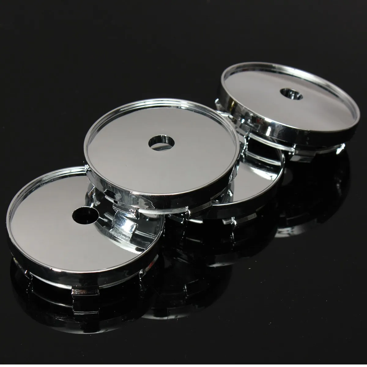 

4PCs Caps for Car Van Alloy Wheel Sticker Plastic 60MM Tyre Troms Replacement Wheels Accessories