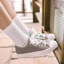 [COCOTEKK] новые хлопковые женские носки белые, розовые носки в горошек милые носки под платье носки без пятки на осень и зиму Chaussette Femme подарок