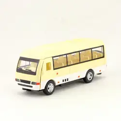 Литая игрушка модель/TOYOTA Coaster туристический автобус автомобиля/Потяните/звук и свет/Развивающие Коллекция/подарок для детей