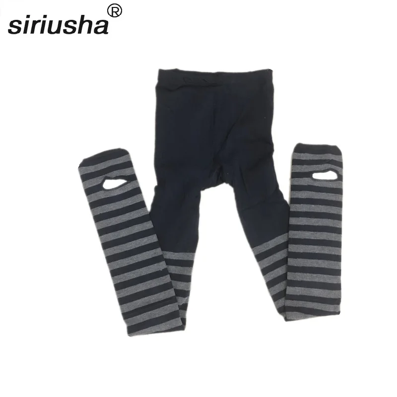 

2019 Legging Feminina Women Thermal Hock Three Seasons Warm Stripe And Beautiful Legs Slimming S-xxl Elastic Footsteps S125
