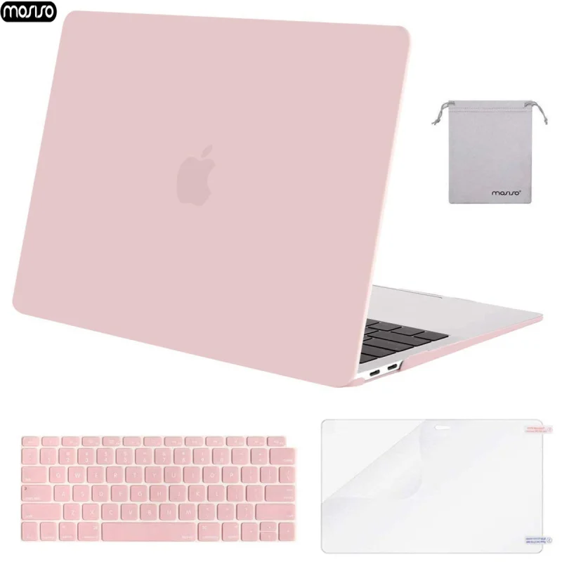 Ceny MOSISO 2019 nowe etui na laptopa na nowy MacBook Air 13 Case 2018 z osłona klawiatury Clear Crystal Matte twarde etui na macbooka A1932