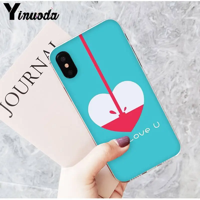 Популярный мультяшный чехол Yinuoda для пары лучшего друга телефона iPhone 8 7 6 6S Plus X XS MAX