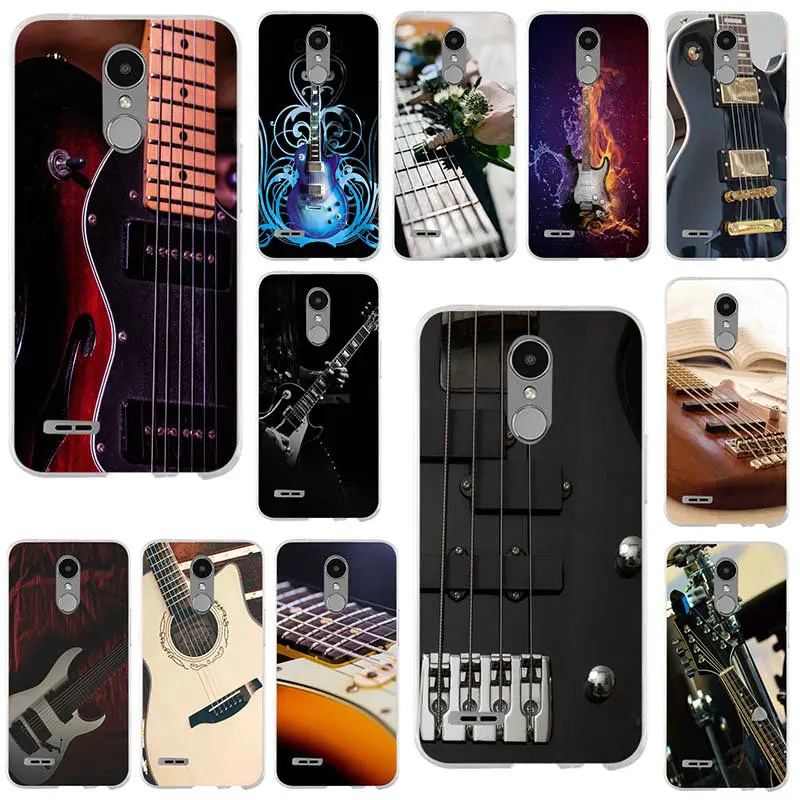 Guitar Bass Strings Neck Silicone for LG K4 K7 K8 K10 2017 G2 G3 Mini G4 Spirit G5 G6 V10 V20 V30 Nexus 5X Soft TPU Phone Cases |