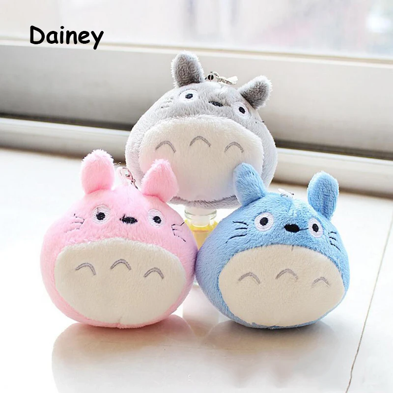 Плюшевая кукла Totoro 8*7 см детские мягкие плюшевые игрушки для детей брелок спины
