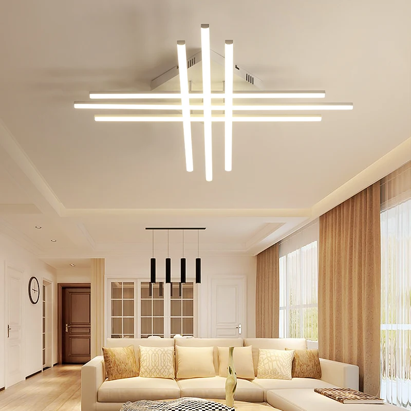 

LED Ceiling Lights Modern Lamp Lighting Fixture Home Bedroom Decoration Living Room Dimmable Surface Mount Remote Control